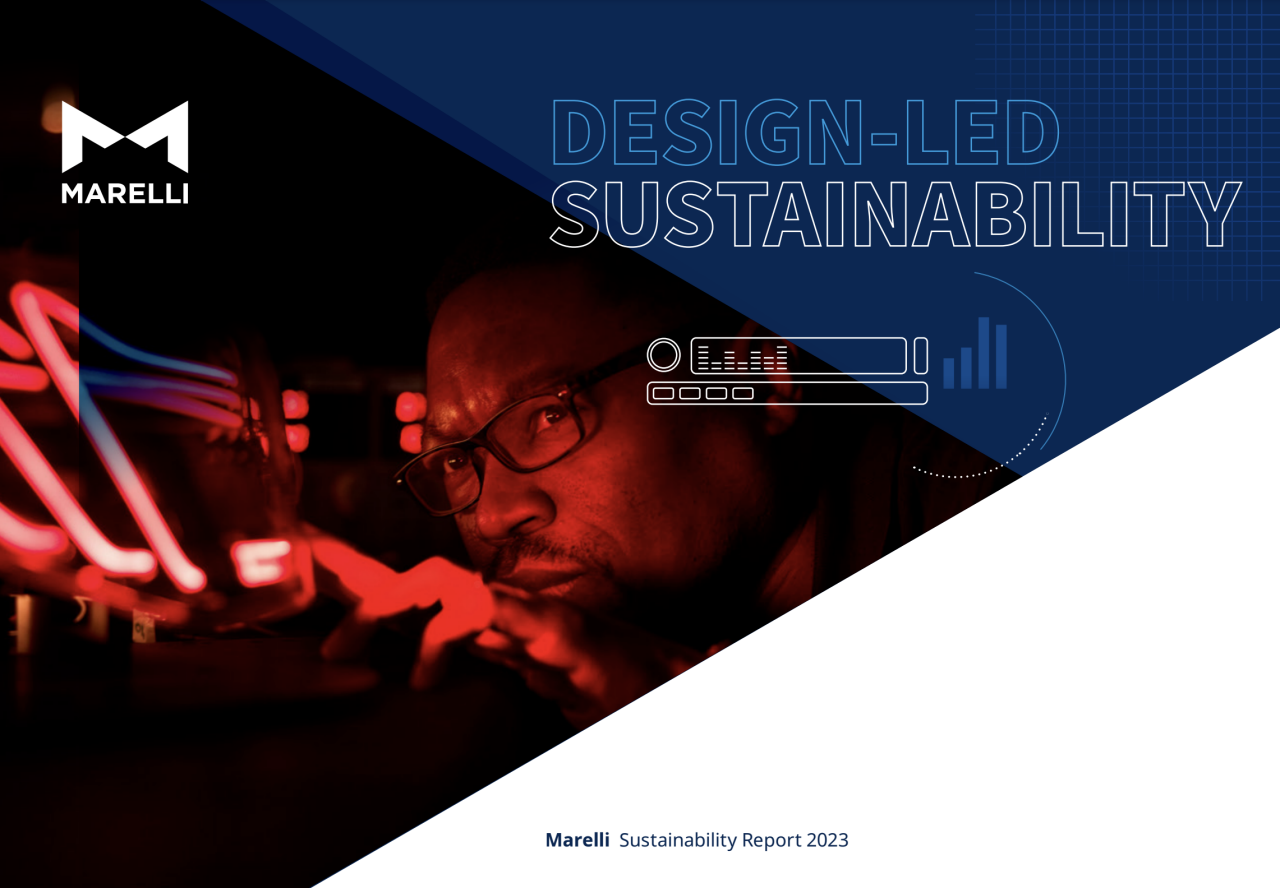 Marelli Sustainability Report 2024 cover