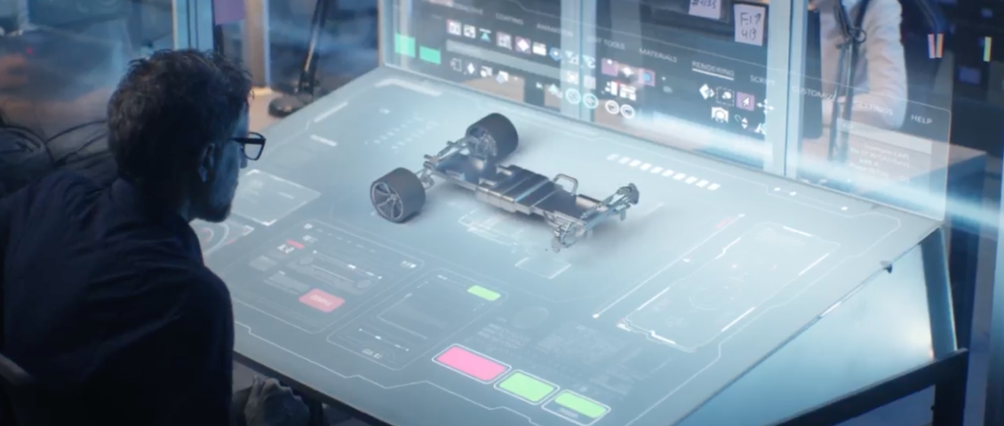 Car platform illustration